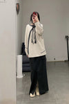 Aviva Jifei Xue straight skirt SS23-CSS-BLK